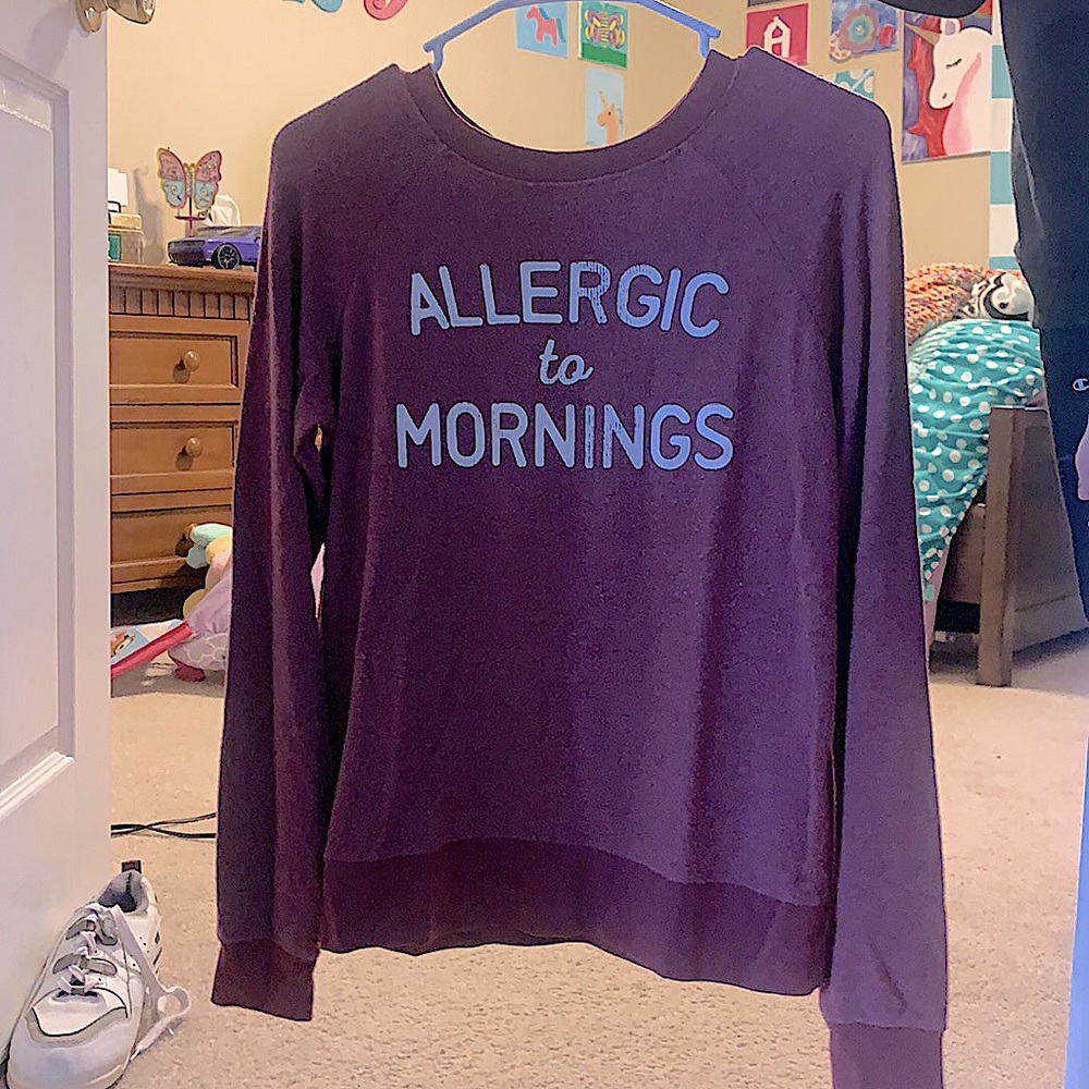 Allergic to Mornings thin sweater from Target